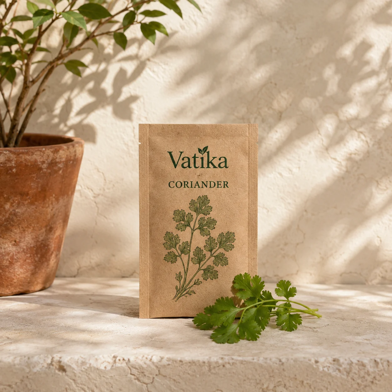 Coriander Seeds — Vatika branded concept image