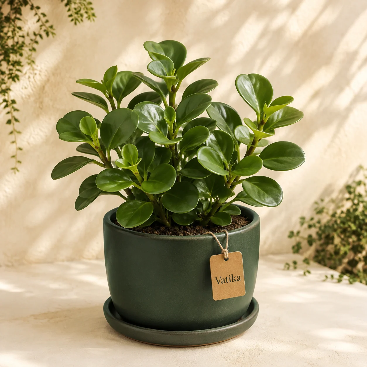 Peperomia Green — Vatika branded concept image